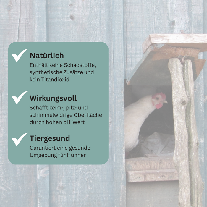 Hühnerstall-Farbe (ca. 30 m²)