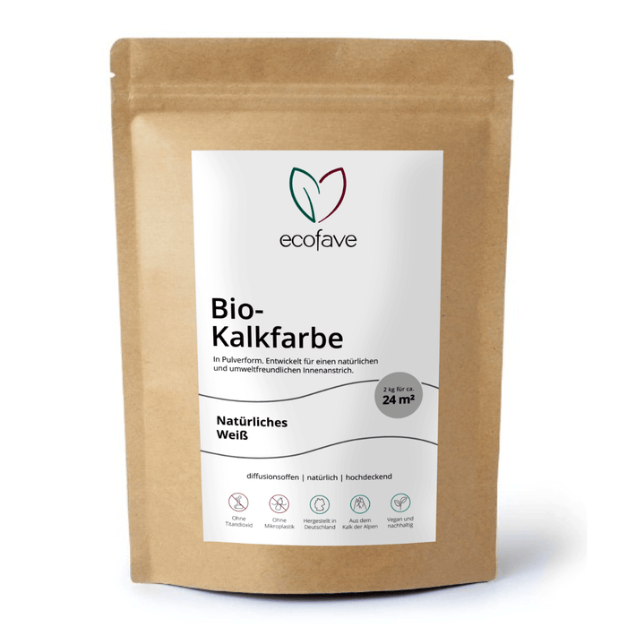 Bio-Kalkfarbe (2 kg für 24 m²)