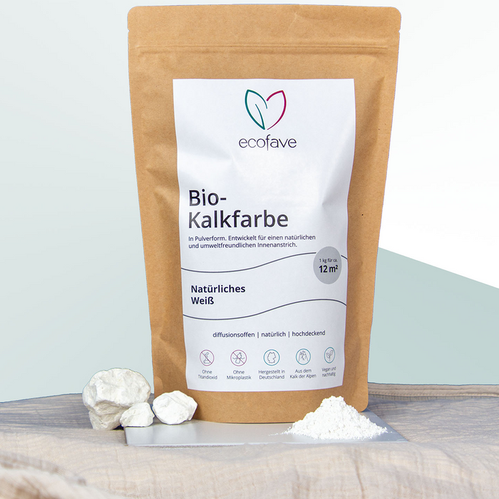 Bio-Kalkfarbe (1 kg für 12 m²)