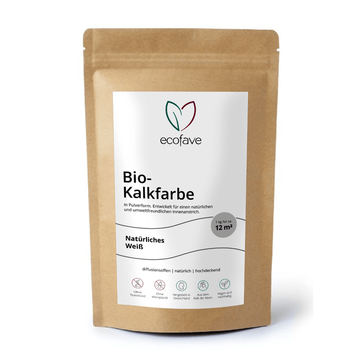 Bio-Kalkfarbe (1 kg für 12 m²)