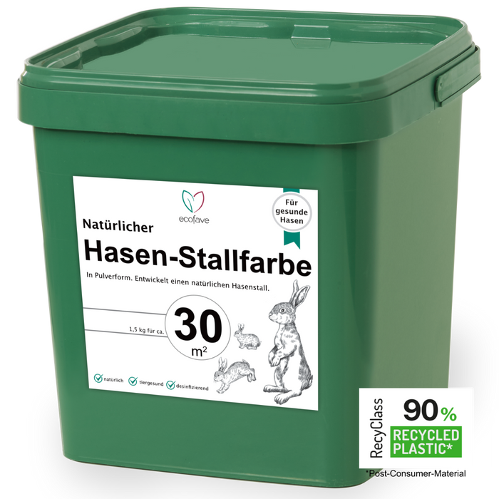 Hasenstall-Farbe (ca. 30 m²)